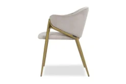 Discount Eetkamerstoel 210828 Khaki Velvet Gwen Eetkamerstoelen