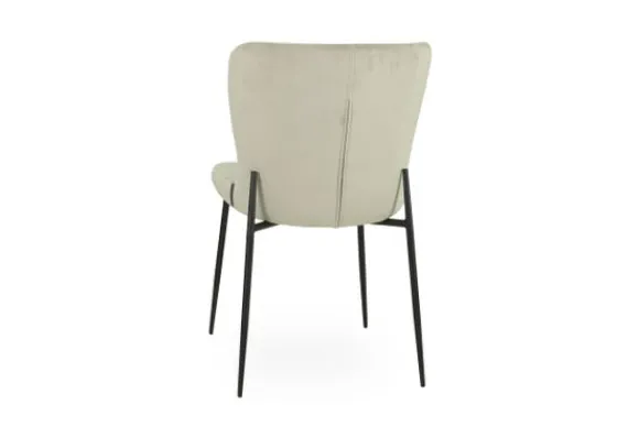 Sale Eetkamerstoel 210833 Khaki Velvet FR Darby Eetkamerstoelen