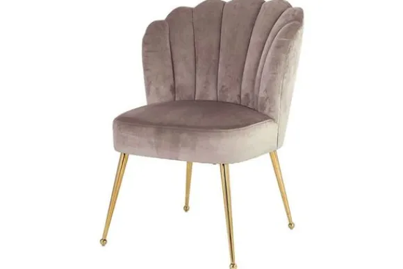 Online Eetkamerstoel 210178 Khaki Velvet Pippa Eetkamerstoelen