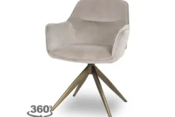 New Eetkamerstoel 210890 Khaki Velvet Aline Eetkamerstoelen
