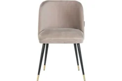 Clearance Eetkamerstoel 210854 Khaki Velvet Alicia Eetkamerstoelen