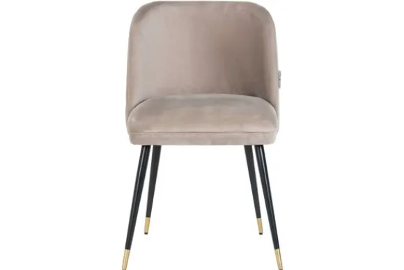 Clearance Eetkamerstoel 210854 Khaki Velvet Alicia Eetkamerstoelen