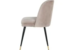 Clearance Eetkamerstoel 210854 Khaki Velvet Alicia Eetkamerstoelen