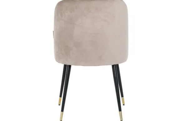 Clearance Eetkamerstoel 210854 Khaki Velvet Alicia Eetkamerstoelen