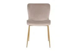 Discount Eetkamerstoel 210832 Khaki Velvet Odessa Eetkamerstoelen