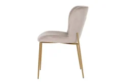Discount Eetkamerstoel 210832 Khaki Velvet Odessa Eetkamerstoelen