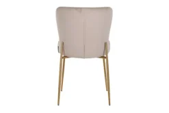 Discount Eetkamerstoel 210832 Khaki Velvet Odessa Eetkamerstoelen