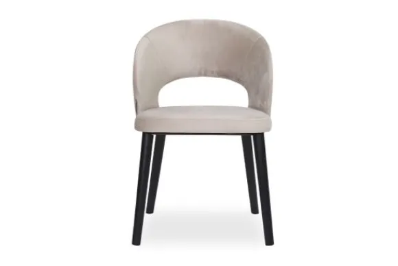 Outlet Eetkamerstoel 211065 Khaki Velvet Savoy Eetkamerstoelen