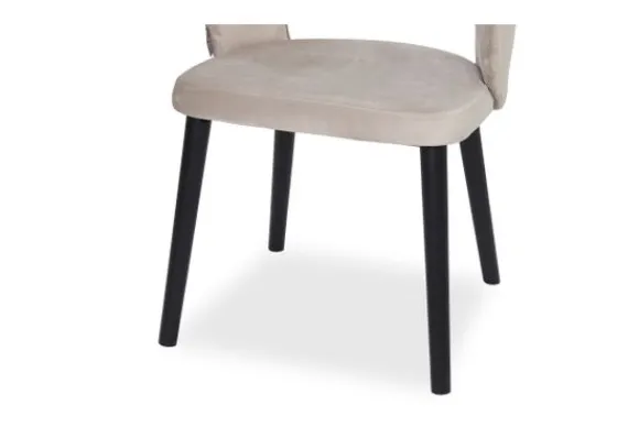 Outlet Eetkamerstoel 211065 Khaki Velvet Savoy Eetkamerstoelen