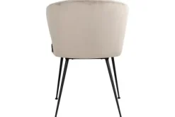 Hot Eetkamerstoel 211910 Khaki Velvet Xandra Eetkamerstoelen