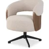 Outlet Eetkamerstoel 214536 Lodge Desert Walnut Pollux Eetkamerstoelen
