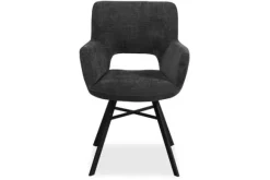 New Eetkamerstoel - Miami Black Seta Eetkamerstoelen
