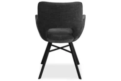 New Eetkamerstoel - Miami Black Seta Eetkamerstoelen