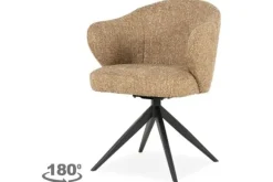 Clearance Eetkamerstoel 96343 mosterd Connor Eetkamerstoelen