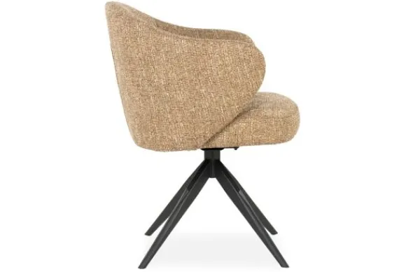 Clearance Eetkamerstoel 96343 mosterd Connor Eetkamerstoelen
