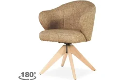 Hot Eetkamerstoel 96347 mosterd Connor Eetkamerstoelen