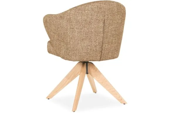 Hot Eetkamerstoel 96347 mosterd Connor Eetkamerstoelen