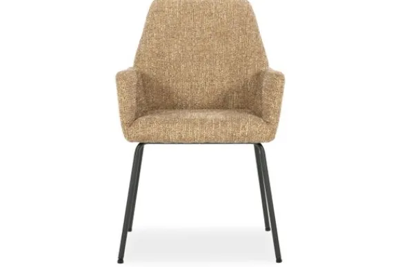 Discount Eetkamerstoel 96338 mosterd Indy Eetkamerstoelen