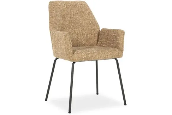 Discount Eetkamerstoel 96338 mosterd Indy Eetkamerstoelen