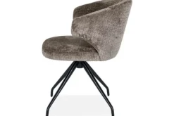 Clearance Eetkamerstoel 212552 Stone Chenille Milly Eetkamerstoelen