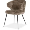 New Eetkamerstoel 212570 Stone Chenille Xandra Eetkamerstoelen