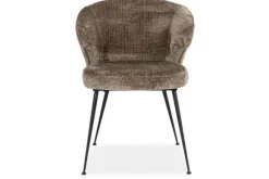 New Eetkamerstoel 212570 Stone Chenille Xandra Eetkamerstoelen