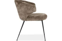 New Eetkamerstoel 212570 Stone Chenille Xandra Eetkamerstoelen