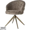 Online Eetkamerstoel 212409 Stone Chenille Zendaya Eetkamerstoelen
