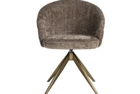 Online Eetkamerstoel 212409 Stone Chenille Zendaya Eetkamerstoelen