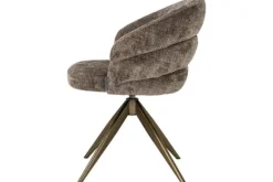 Online Eetkamerstoel 212409 Stone Chenille Zendaya Eetkamerstoelen