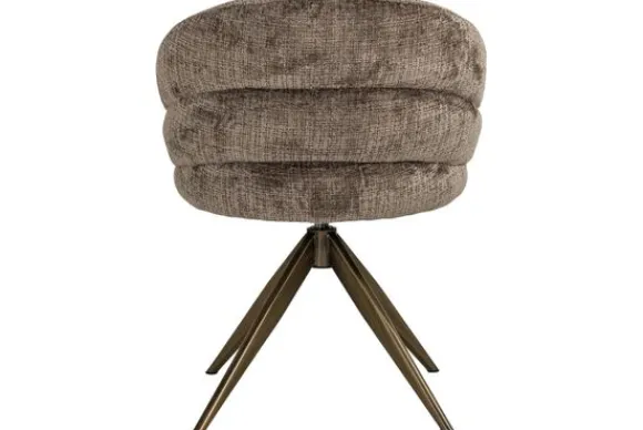 Online Eetkamerstoel 212409 Stone Chenille Zendaya Eetkamerstoelen