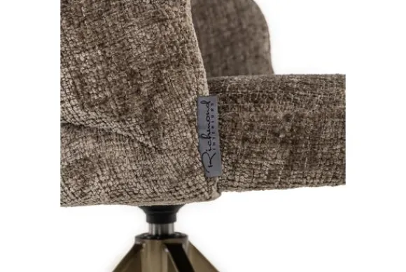 Online Eetkamerstoel 212409 Stone Chenille Zendaya Eetkamerstoelen