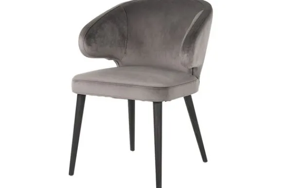 Online Eetkamerstoel 210467 Stone Velvet Indigo Eetkamerstoelen