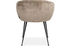 Eetkamerstoel 211912 Taupe Chenille Ruby Eetkamerstoelen