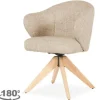 Eetkamerstoel 96345 taupe Connor Eetkamerstoelen