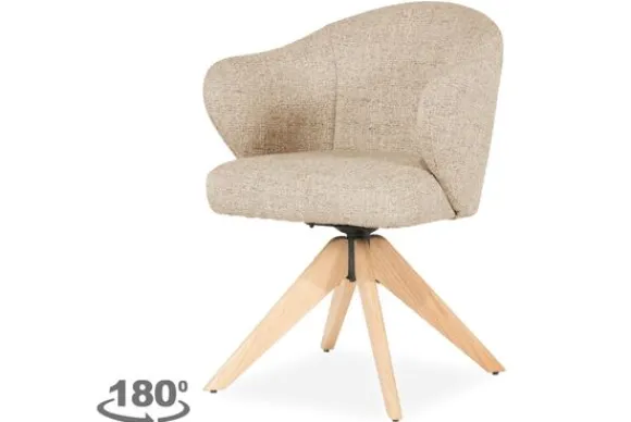 Eetkamerstoel 96345 taupe Connor Eetkamerstoelen