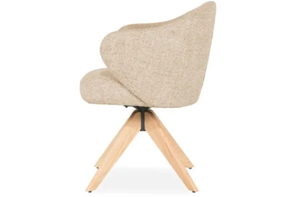 Eetkamerstoel 96345 taupe Connor Eetkamerstoelen