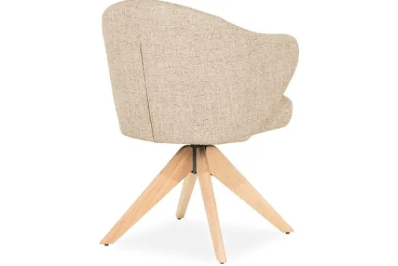 Eetkamerstoel 96345 taupe Connor Eetkamerstoelen