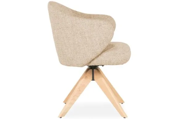 Eetkamerstoel 96345 taupe Connor Eetkamerstoelen