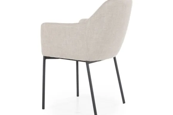 Clearance Eetkamerstoel - taupe Linea | 95887 Paul Eetkamerstoelen