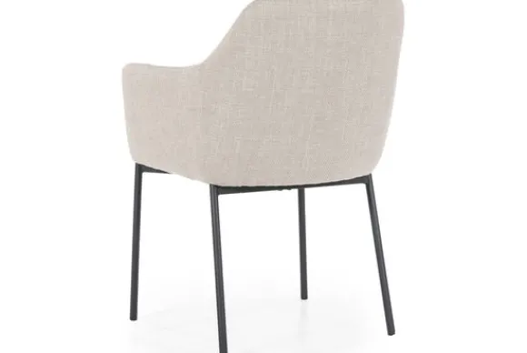 Clearance Eetkamerstoel - taupe Linea | 95887 Paul Eetkamerstoelen