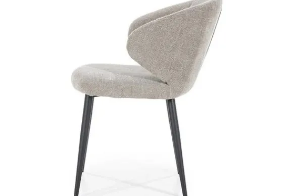 Discount Eetkamerstoel - taupe Savoir | 95932 Fleur Eetkamerstoelen