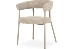 Eetkamerstoel 250028 taupe Yovi Eetkamerstoelen