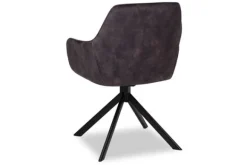 Outlet Eetkamerstoel - Velvet Graphite Salma Eetkamerstoelen