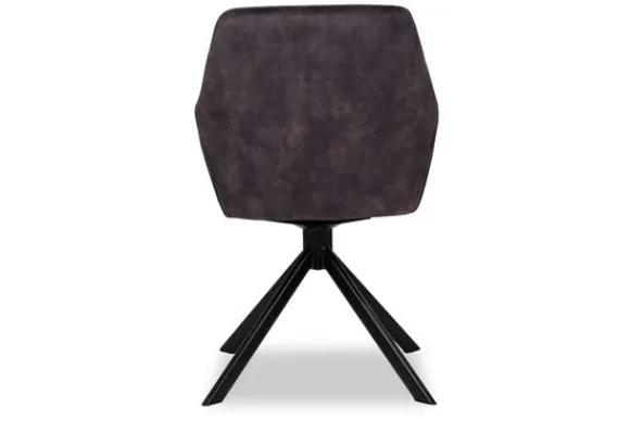 Outlet Eetkamerstoel - Velvet Graphite Salma Eetkamerstoelen
