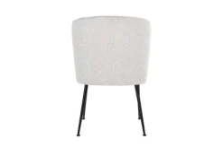 Eetkamerstoel 210658 White Bouclé Fallon Eetkamerstoelen