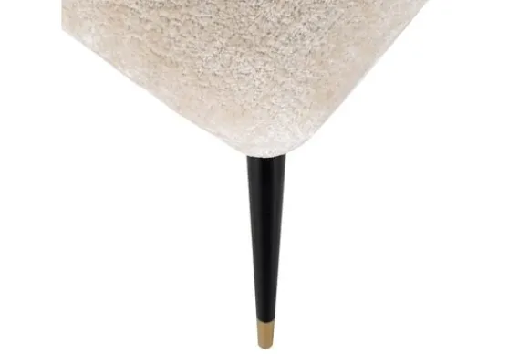 New Eetkamerstoel 210855 White Chenille Alicia Eetkamerstoelen