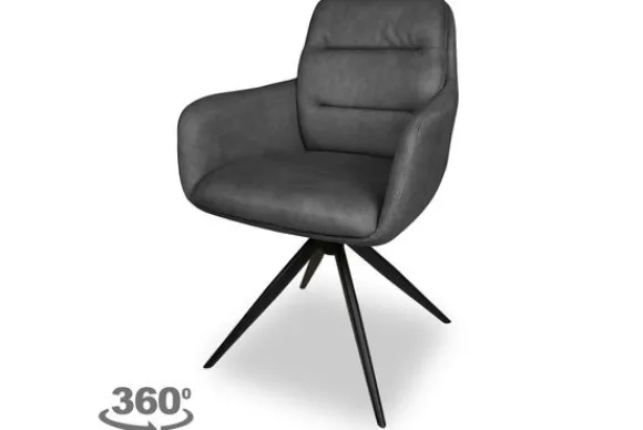 Eetkamerstoel - Zorro Antracite Jeske Eetkamerstoelen