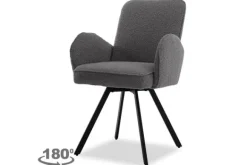 New Eetkamerstoel Anthracite Livo Eetkamerstoelen