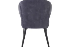 Online Eetkamerstoel Anthracite Velvet Donna Eetkamerstoelen